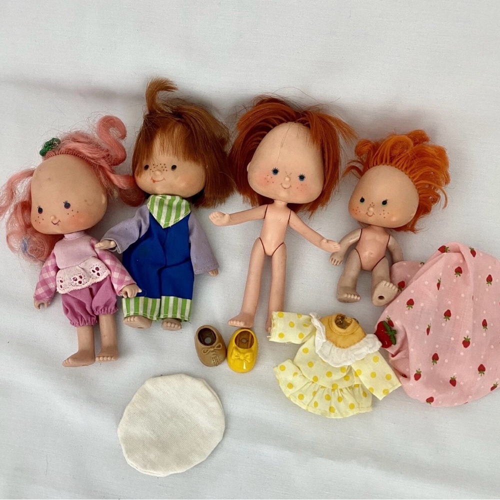 Strawberry Shortcake Dolls Lot Vintage